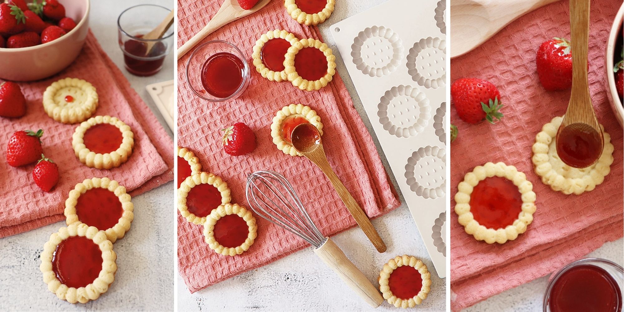 Recette biscuits tartelettes fraises